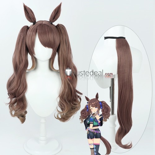Uma Musume Pretty Derby Tosen Jordan Gold City Air Groove Sakura Chiyono O Brown Blonde Pink Cosplay Wigs
