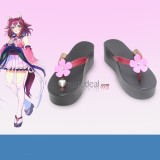 Uma Musume Pretty Derby Eishin Flash Sweep Tosho Tosen Jordan Sakura Chiyono O Blue Pink Black Cosplay Boots Shoes