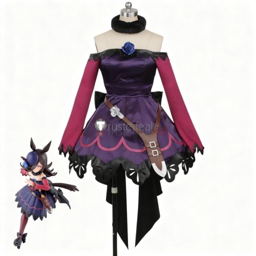 Uma Musume Pretty Derby The Decisive Rice Shower Purple Cosplay Costume 2