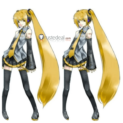 Vocaloid Neru Akita Blonde Styled Cosplay Wig 100cm-110cm