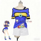 Uma Musume Pretty Derby The Decisive Daitaku Helios Meisho Doto Blue Cosplay Costume