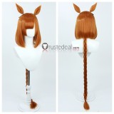 Uma Musume Pretty Derby Kitasan Black Ikuno Dictus Daitaku Helios Meisho Doto Brown Orange Black Cosplay Wigs