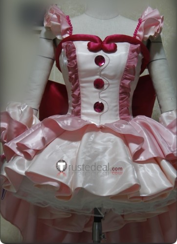 Mermaid Melody Lucia Nanami Super Idol Pink Dress Cosplay Costume Custom Size