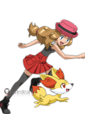 Pokemon XY Serena Long Blonde Styled Cosplay Wig