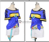 Uma Musume Pretty Derby The Decisive Daitaku Helios Meisho Doto Blue Cosplay Costume