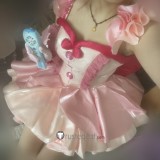 Mermaid Melody Lucia Nanami Super Idol Pink Dress Cosplay Costume Custom Size