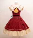 Touhou Project Reimu Hakurei Witch Red White Lolita Dress Cosplay Costume 2