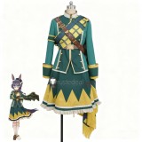 Uma Musume Pretty Derby The Decisive Marvelous Sunday Zenno Rob Roy Black Green Outfit Cosplay Costume