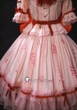 Touhou Project Remilia Scarlet Lolita Pink Dress Cosplay Costume 2