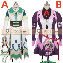 Uma Musume Pretty Derby Grass Wonder Green Outfit The Decisive Biwa Hayahide Purple Cosplay Costume