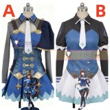 Uma Musume Pretty Derby The Decisive Admire Vega Blue Outfit Cosplay Costume 2