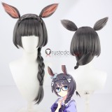 Uma Musume Pretty Derby Satono Diamond Matikanefukukitaru Bamboo Memory Zenno Rob Roy Brown Orange Grey Cosplay Wigs