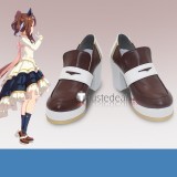 Uma Musume Pretty Derby Zenno Rob Roy Aston Machan Calstone Light O Mejiro Palmer King Halo Brown White Cosplay Boots Shoes