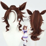 Uma Musume Pretty Derby Mejiro Palmer Nishino Flower Nice Nature Maruzensky Brown Cosplay Wigs