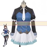 Uma Musume Pretty Derby The Decisive Admire Vega Blue Outfit Cosplay Costume 2