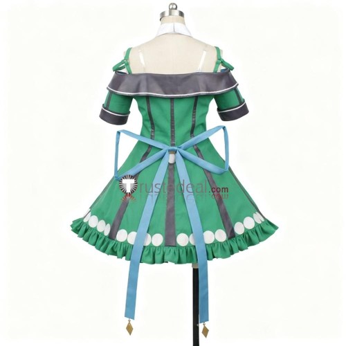 Uma Musume Pretty Derby The Decisive King Halo Green Cosplay Costume