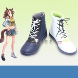 Uma Musume Pretty Derby Zenno Rob Roy Aston Machan Calstone Light O Mejiro Palmer King Halo Brown White Cosplay Boots Shoes