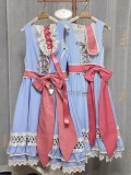 Touhou Project Alice Margatroid Blue Lolita Dress Cosplay Costume