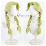 Dr. Stone Francois Nikki Hanada Blonde Green Cosplay Wigs