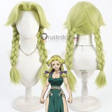 Dr. Stone Francois Nikki Hanada Blonde Green Cosplay Wigs