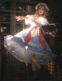 Touhou Project Alice Margatroid Blue Lolita Dress Cosplay Costume