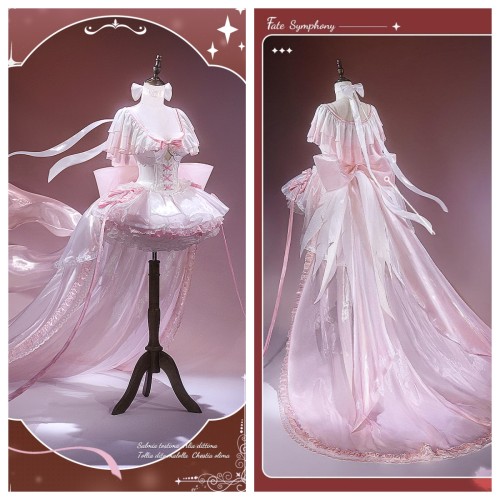 1/3 Delusion Puella Magi Madoka Magica Kaname Madoka Ultimate Symphony of Fate Pink Lolita Dress Cosplay Costume