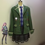 The Legend of Heroes Renne Bright Grey Green Uniform Cosplay Costume Custom Size
