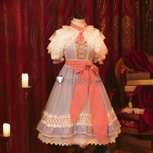 Touhou Project Alice Margatroid Blue Lolita Dress Cosplay Costume