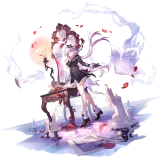 1/3 Delusion Honkai Star Rail Evernight March 7th Black Cosplay Costume