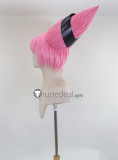 Tales of the Teen Titans DC Comics Jinx Pink Styled Cosplay Wig