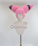 Tales of the Teen Titans DC Comics Jinx Pink Styled Cosplay Wig