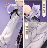 1/3 Delusion Honkai Star Rail Evernight March 7th Black Cosplay Costume
