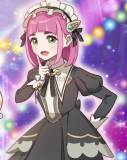 Pokemon Masters EX Lacey Pink Let's Go Green Brown Styled Cosplay Wig