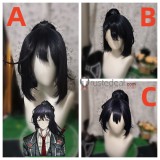 Limbus Company Hong Lu Lace Front Dark Blue Styled Cosplay Wig