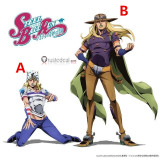 Jojo's Bizarre Adventure Johnny Joestar Gyro Zeppeli Cosplay Costume
