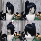 Limbus Company Hong Lu Lace Front Dark Blue Styled Cosplay Wig