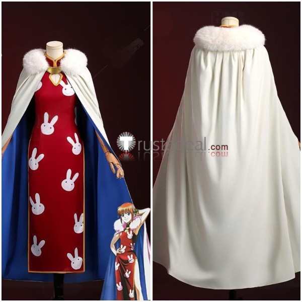 Gintama Kagura Bunny Red Cheongsam Cosplay Costume