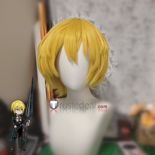 Limbus Company Don Quixote Heathcliff Lei Heng Ryoshu Brown Blonde Black Styled Cosplay Wig