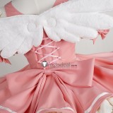 Cardcaptor Sakura OP Sakura Kinomoto Battle Red Pink Lolita Dress Cosplay Costume