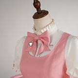 Cardcaptor Sakura OP Sakura Kinomoto Battle Red Pink Lolita Dress Cosplay Costume