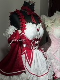 Re Zero Kara Hajimeru Isekai Seikatsu Twins Rem Ram Blue Red Maid Lolita Cosplay Costume