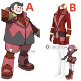 Pokemon Team Magma Courtney Tabitha Red Cosplay Costumes