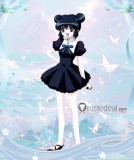Tokyo Mew Mew Minto Aizawa Mew Mint Dark Blue Dress Cosplay Costume
