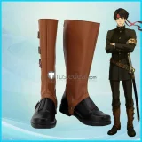 Dai Gyakuten Saiban Naruhodou Ryounosuke no Bouken Defense Attorney Kazuma Asougi University Uniform Black Cosplay Costume 2