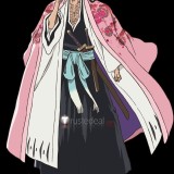 Bleach Captain Kyouraku Shunsui Pink Cape Cosplay Costume Custom Size