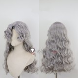 Reverse 1999 Windsong Grey Aleph Braid Red Styled Cosplay Wig