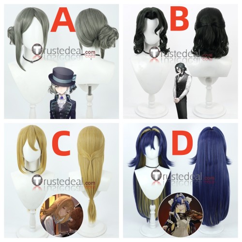 Reverse 1999 Vertin Forget Me Not Tennant Voyager Green Black Blonde Blue Cosplay Wig