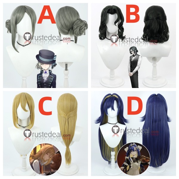 Reverse 1999 Vertin Forget Me Not Tennant Voyager Green Black Blonde Blue Cosplay Wig