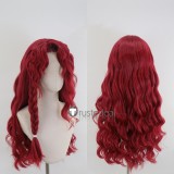 Reverse 1999 Windsong Grey Aleph Braid Red Styled Cosplay Wig