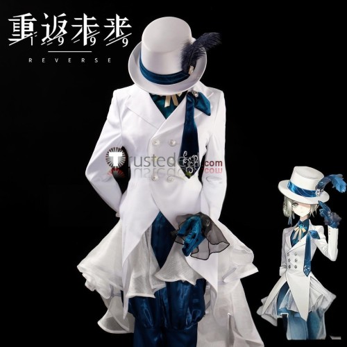 Reverse 1999 The Jazz Age Vertin Collaboration IPSTAR White Suit Cosplay Costume